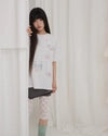 ティーカップクロシェットTシャツ/ メランジ