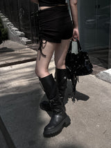 chic shirring motor bag