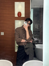 LMN BS Biowashing Cotton Oversized Fit Shirt (9 colors)