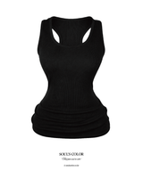 バック レタリング タンクトップ (3color)