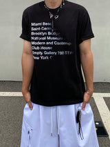 Exy lettering short sleeve t-shirt 3C