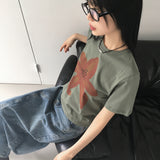 アルツフラワープリントクロップド半袖Tシャツ