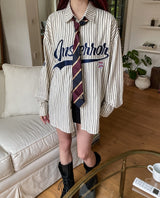 Baseball Stripe Overfit Shirt