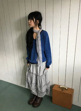 Jibram Frill Tiered Flower Banding Long Skirt