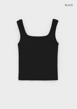 [B-BASIC] Standard Wide Square Neck Sleeveless (2 SIZE)