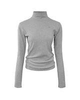 Metal Triclipse Loose Fit Turtleneck Long Sleeve Melange gray