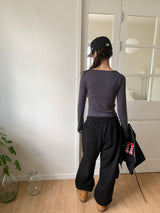 MILD U-NECK LONG SLEEVE (4C)