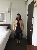 Gotham Check Frill Skirt (2color)