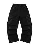 Back Stripe Sweat Pants Black