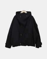 Bue Double-Button Short Trench Jacket