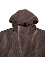 Bio unbalanced corduroy warmer jacket
