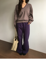 トライセミ ブーツカット パンツ (3color)