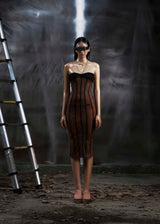 NONE Midi Mesh Dress