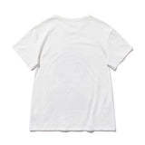 ユニセックス ヒューマンプリントクロップTシャツ (ホワイト)