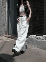 cut-line volume-up wide pants
