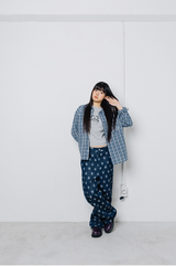 Twister Boyfriend Shirts - Navy     