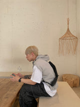 Linen core check shirt 3C