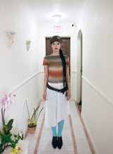 Blur gradation T (Brown/Pink)