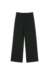 リネンワイドパンツ (BLACK)