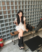 ローライズ ダークデニム ショートパンツ
