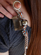 ROPE COMB KEYRING / SKYBLUE