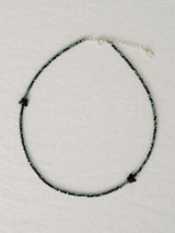 Silver925_ポイントバタフライ_ネックレス (Black,Blue)