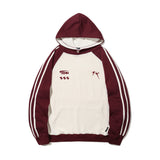 EL No.16 Raglan Line Hoodie T-Shirt 4Color