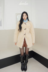 Toggle tteokbokki half-fur coat