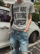 インプリスラブレタリング半袖Tシャツ