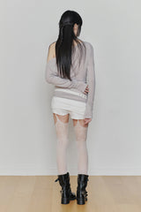 RUBY HOOK SHORTS (SS ver.) white