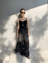 Holly under frill sleeveless t-shirt