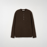 Stoic Henley-Neck Wool Knit (4 Colors)