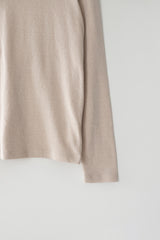 Basic turtle neck T-shirts (Beige)