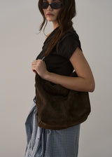 ONE SHOULDER CROP TOP_BLACK