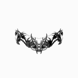 黒骨 3Dプリントの首輪 チョーカー