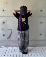 オリエンタルプリントストリングパンツ