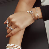 [Worn by Hyunyoung Joo]Multi Sparkle 925 Silver +Rhodium Plating Ring R061-03H