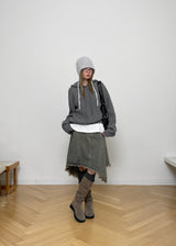 [MADE] Wicklum Raglan Hooded Knit (50% Wool)