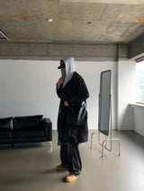 LMN Wayne Layered Hooded Coat (2 colors)