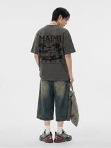 paradise feels pigment-dyed short-sleeve t-shirt (3color)