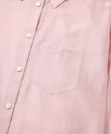 Women’s Sheer Oversized Shirt Light Pink