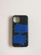 Blue Gloves Epoxy Silver Case