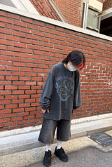 アメリカンイーグルウォッシュドロングスリーブTシャツ
