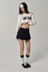 25ソフトラインスウェットシャツ White