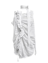 MASH FLOWING SLEEVELESS . WHITE