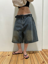 Royally Denim Bermuda Shorts 3color
