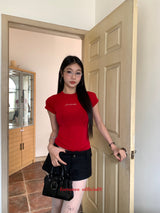 BEST Red Like Short Sleeve Tee