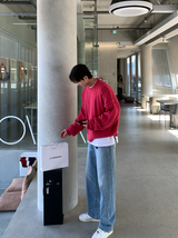 Glife Semi Overfit Round Knit