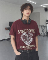 (UNISEX) ハートシンドローム オーバーTシャツ