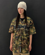 SKELETON CAMO BASEBALL JERSEY - [KHAKI]